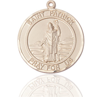 14kt Gold Filled Saint Patrick Medal