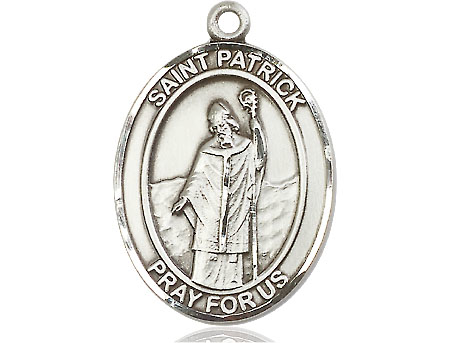 Sterling Silver Saint Patrick Medal