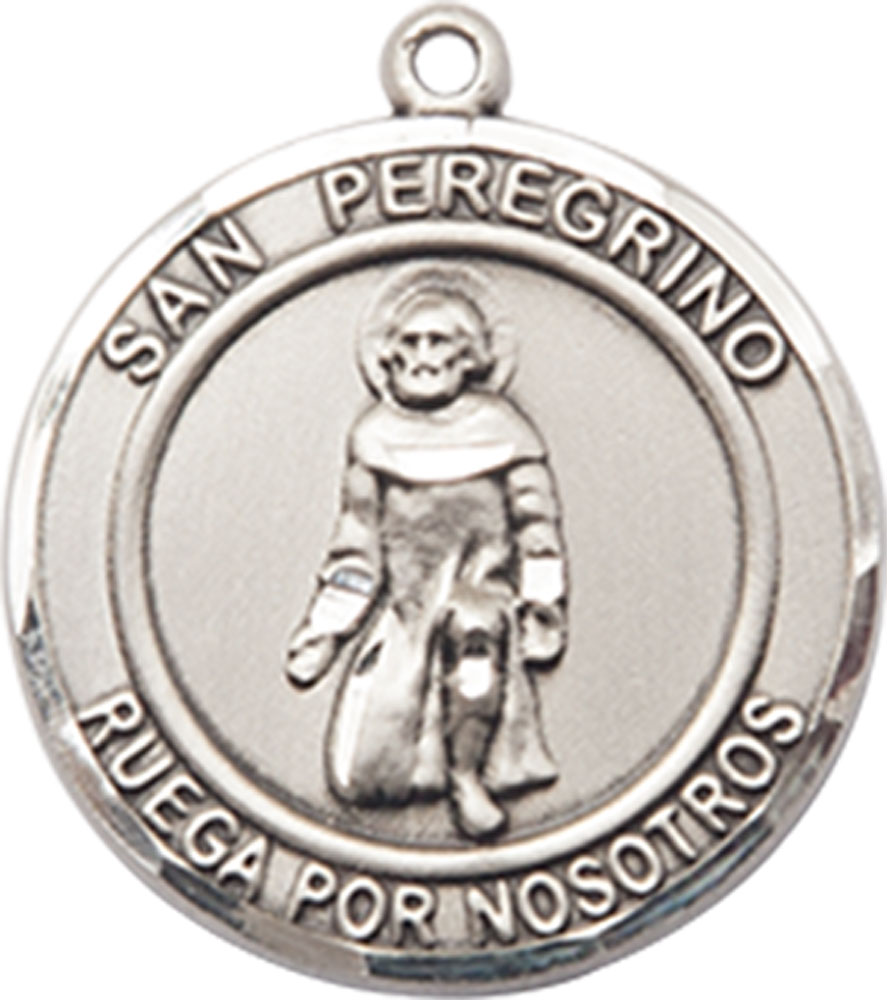 Sterling Silver San Peregrino Medal
