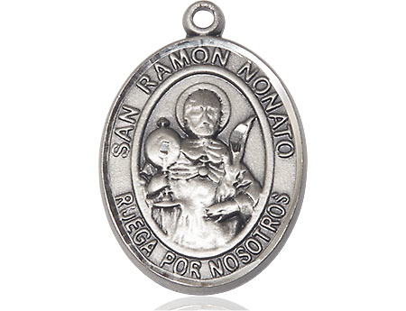 Sterling Silver San Raymon Nonato Medal