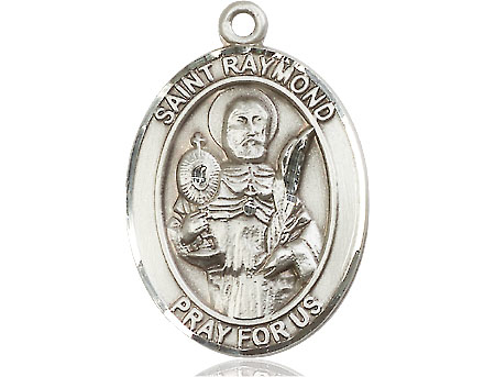 Sterling Silver Saint Raymond Nonnatus Medal