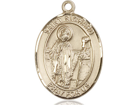 14kt Gold Filled Saint Richard Medal