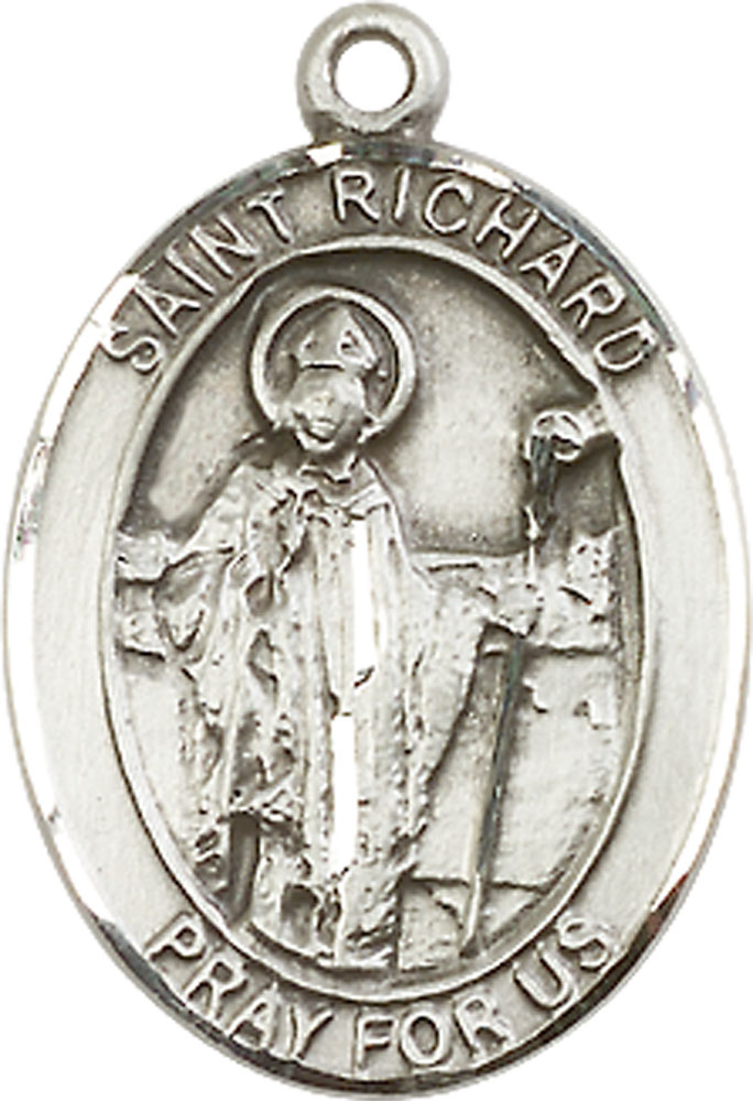 Sterling Silver Saint Richard Medal