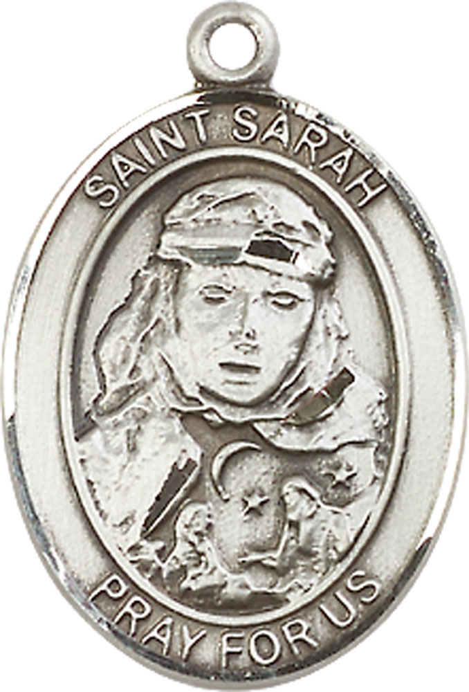 Sterling Silver Saint Sarah Medal