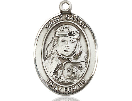 Sterling Silver Saint Sarah Medal