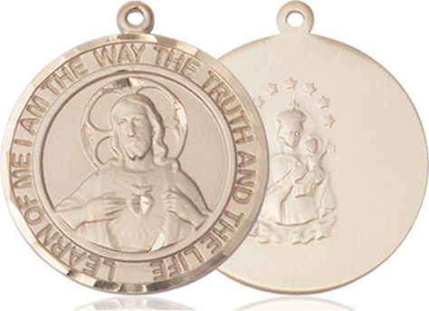 14kt Gold Filled Scapular Medal