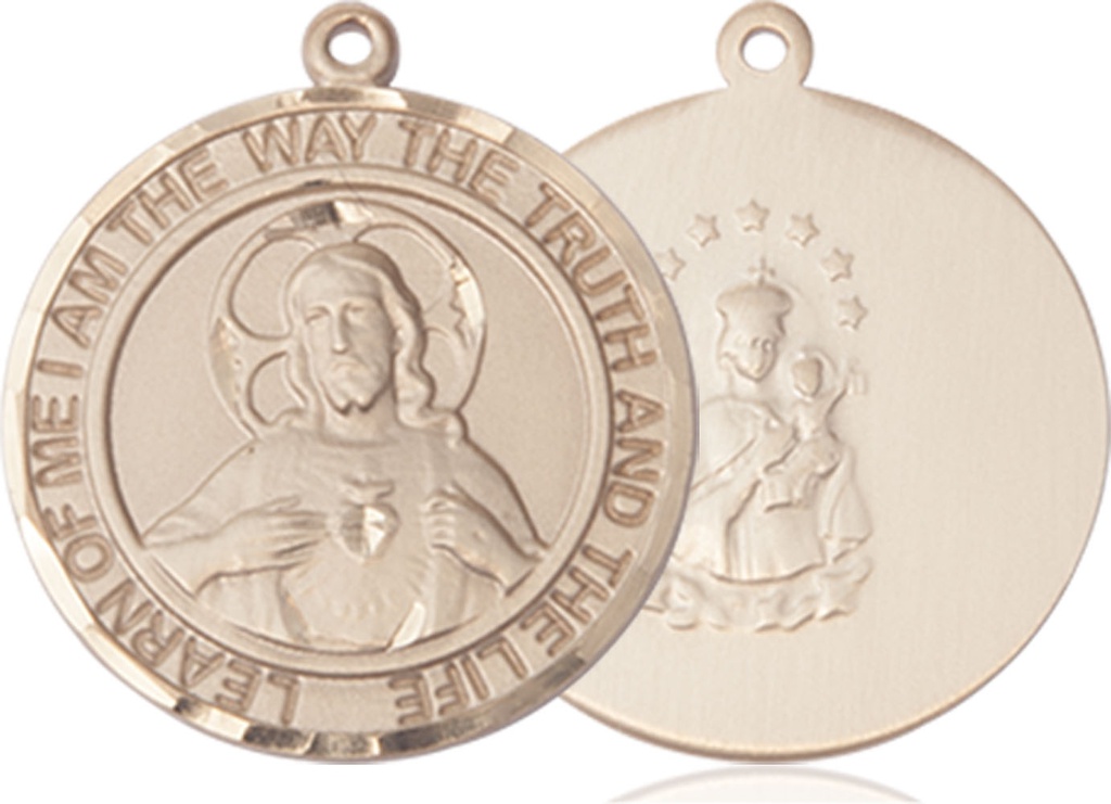 14kt Gold Scapular Medal