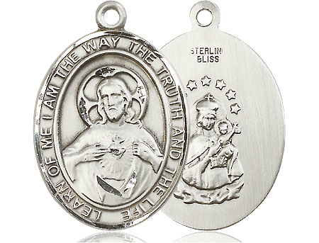 Sterling Silver Scapular Medal