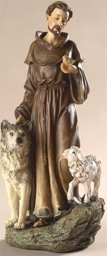 9.75&quot;H St Francis Figure