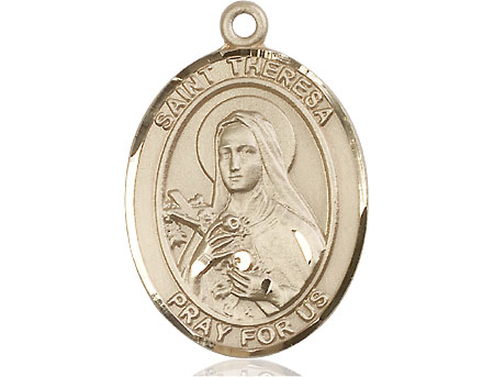 14kt Gold Filled Saint Theresa Medal