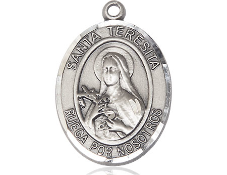 Sterling Silver Santa Teresita Medal