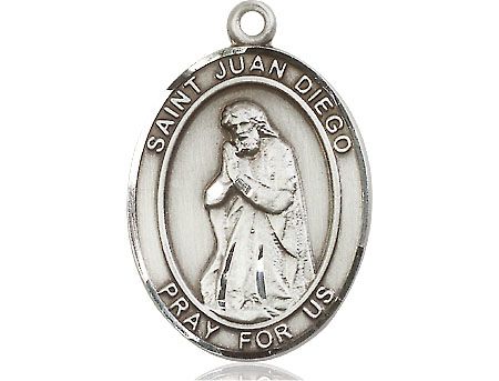 Sterling Silver Saint Juan Diego Medal