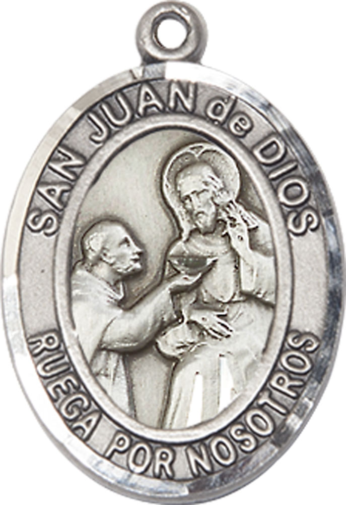 Sterling Silver San Juan de Dios Medal