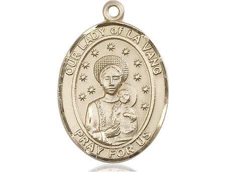 14kt Gold Filled Our Lady of la Vang Medal