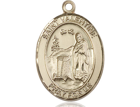 14kt Gold Filled Saint Valentine of Rome Medal