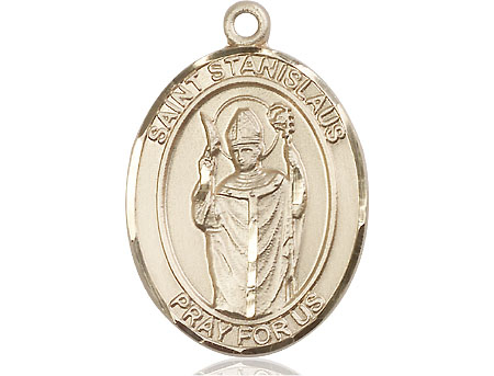 14kt Gold Filled Saint Stanislaus Medal