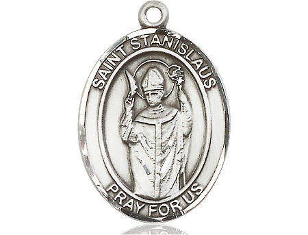 Sterling Silver Saint Stanislaus Medal