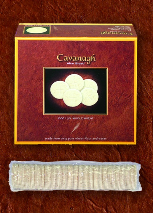 1 3/8" Whole Wheat Cavanagh Boxed Hosts