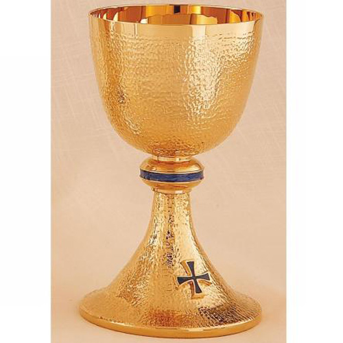 Chalice w/ Bowl Paten, Textured