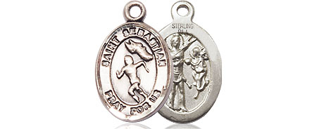 Sterling Silver Saint Sebastian Track and Field Medal