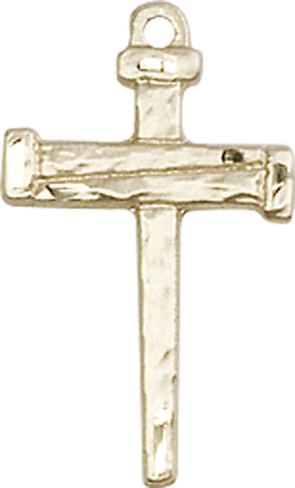 14kt Gold Nail Cross Medal