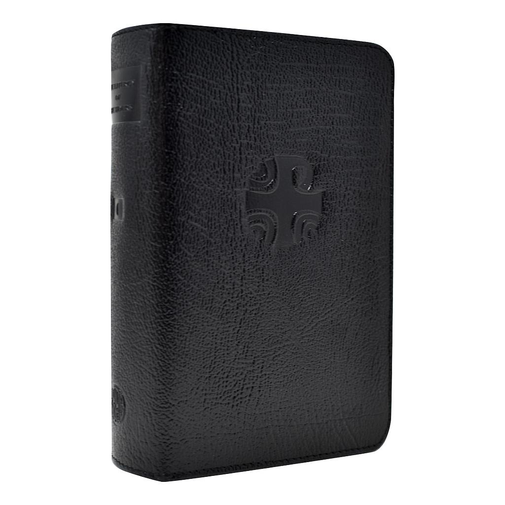 Liturgy Of The Hours Leather Zipper Case (Vol. I) (Black)