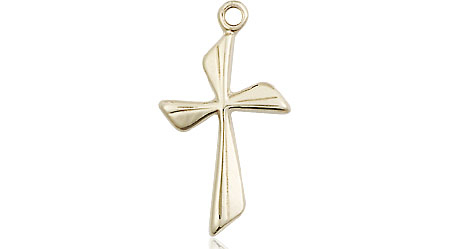 14kt Gold Cross Medal