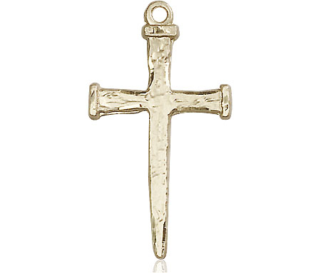 14kt Gold Nail Cross Medal