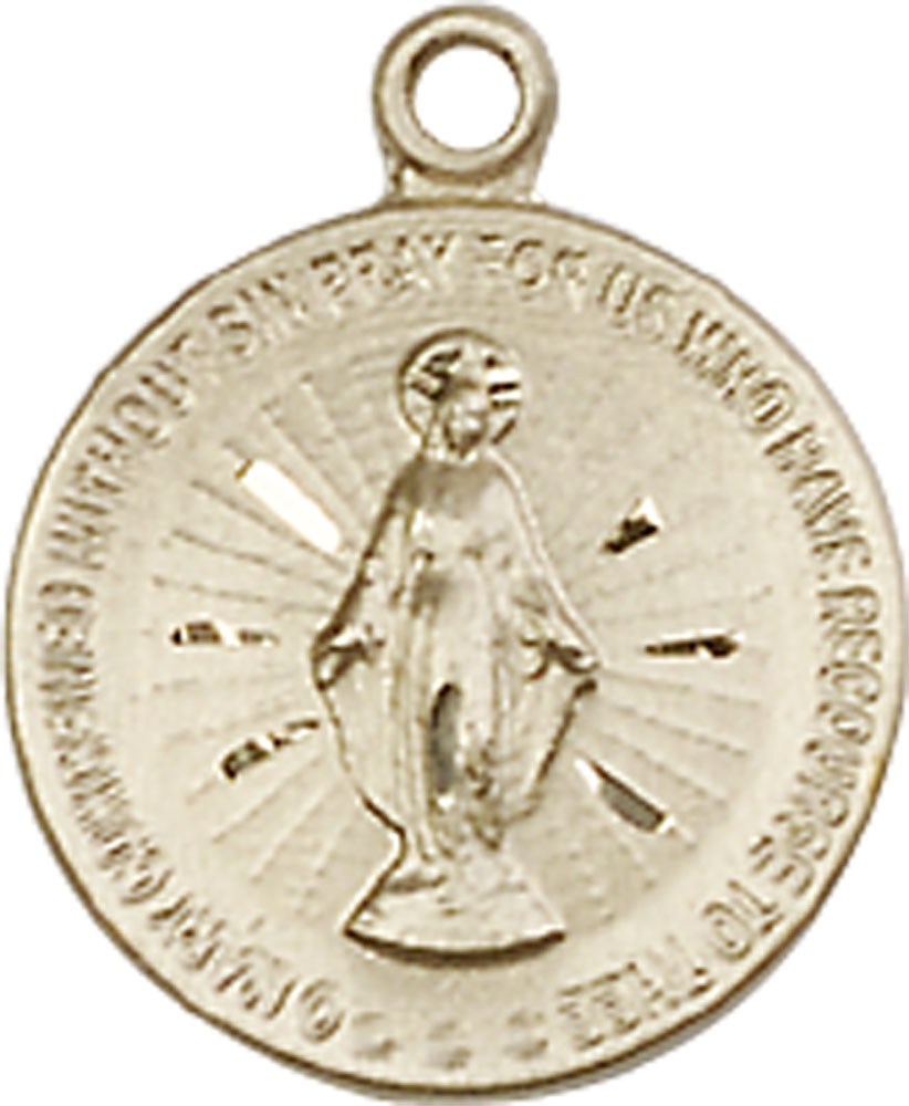 14kt Gold Miraculous Medal