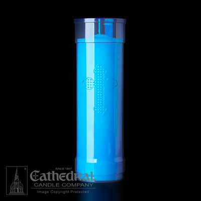 Inserta-Lite+Cross 6-Day Blue - 2 Dozen Case **With Cross**