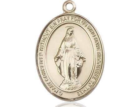 14kt Gold Miraculous Medal