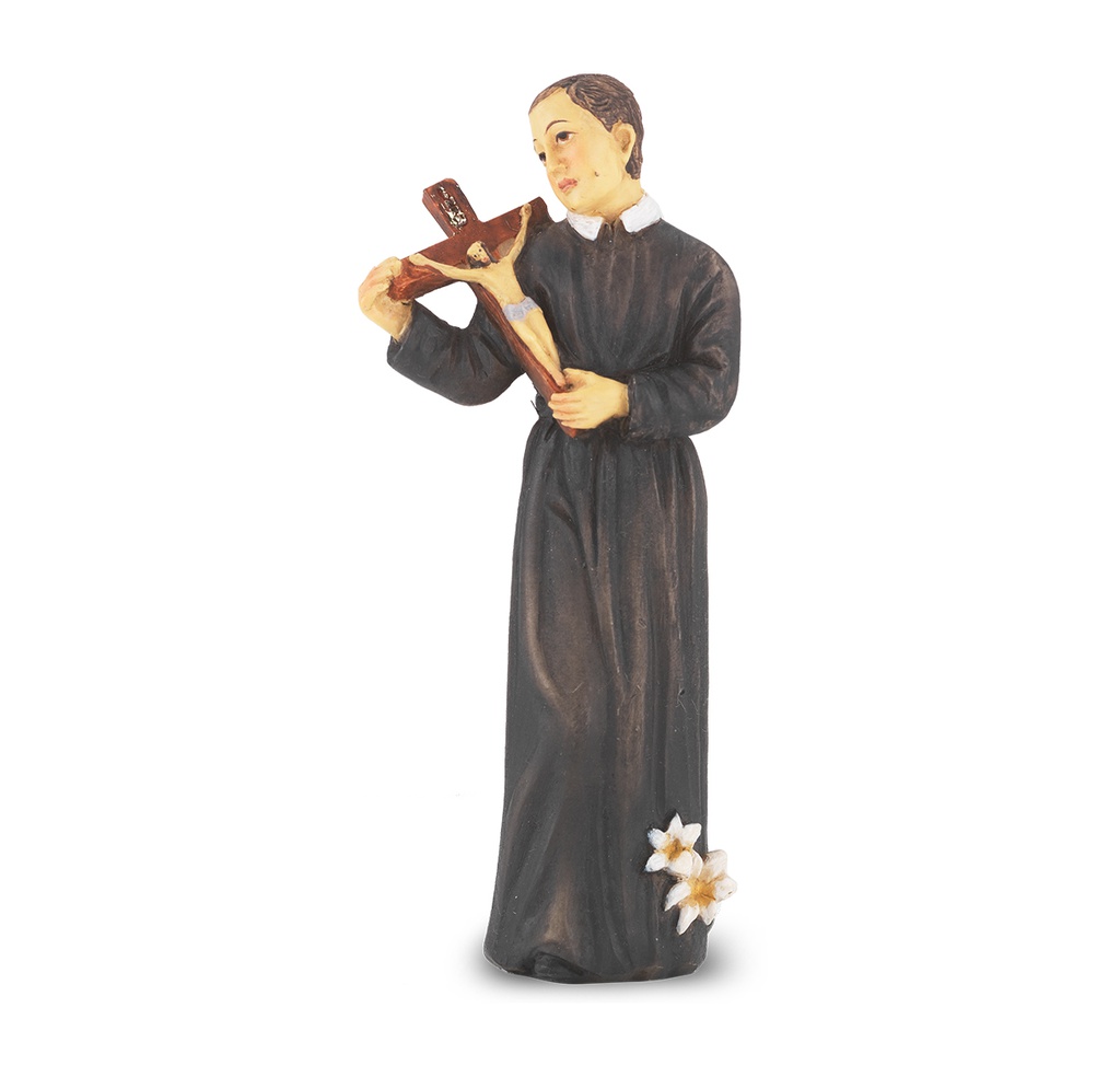 4" Cold Cast Resin Hand Painted Statue of St Gerard