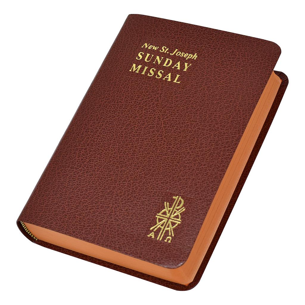 St. Joseph Sunday Missal-Brown Flex Cover