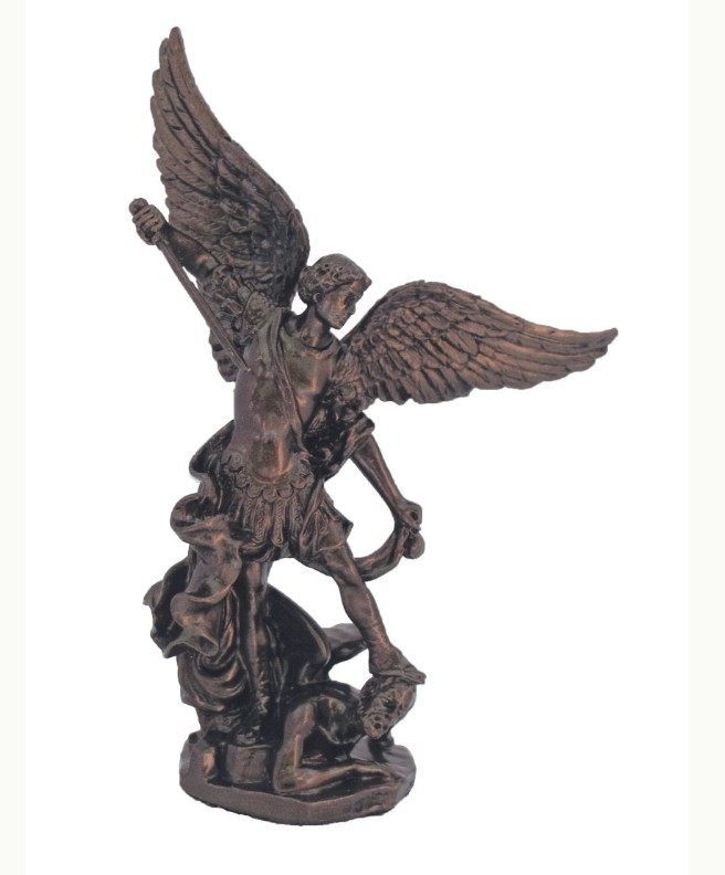 St. Michael Veronese 4&quot; Bronze