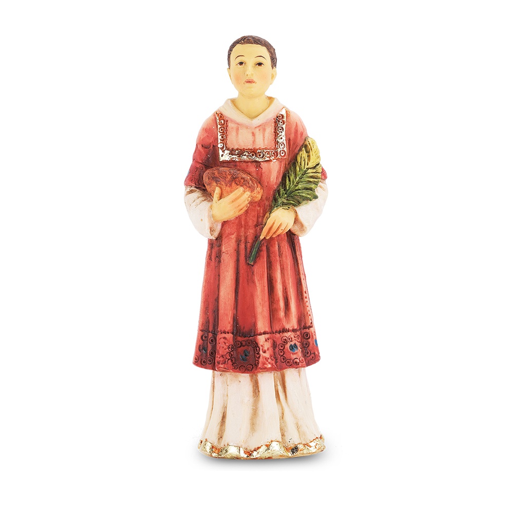 4&quot; Cold Cast Resin Hand Painted Statue of St Stephen