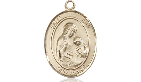 14kt Gold Filled Saint Ann Medal