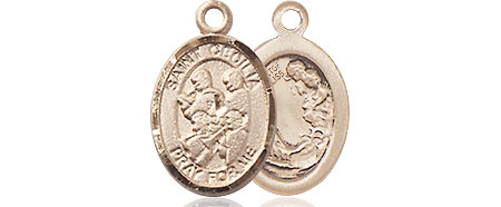 14kt Gold Filled Saint Cecilia Marching Band Medal