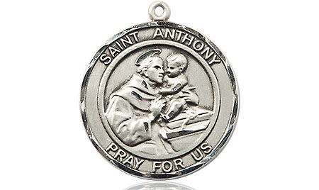 Sterling Silver Saint Anthony Medal