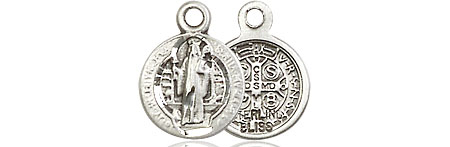 Sterling Silver Saint Benedict Medal