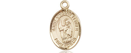 14kt Gold Filled Saint Vincent Ferrer Medal