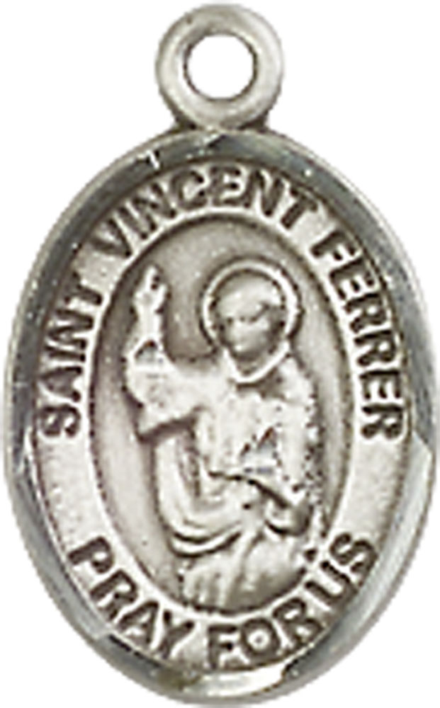 Sterling Silver Saint Vincent Ferrer Medal