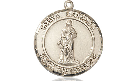 14kt Gold Filled Santa Barbara Medal