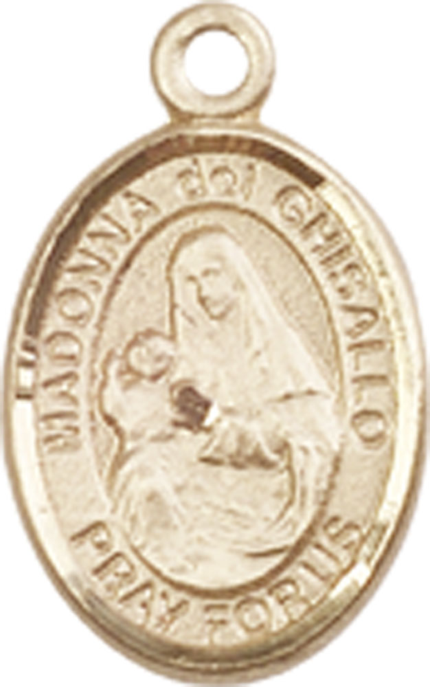 14kt Gold Filled Saint Madonna Del Ghisallo Medal
