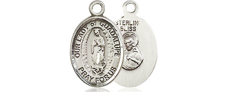 Sterling Silver Our Lady of Guadalupe Medal