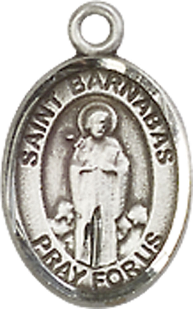 Sterling Silver Saint Barnabas Medal