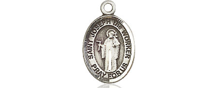 Sterling Silver Saint Joseph the Worker Medal