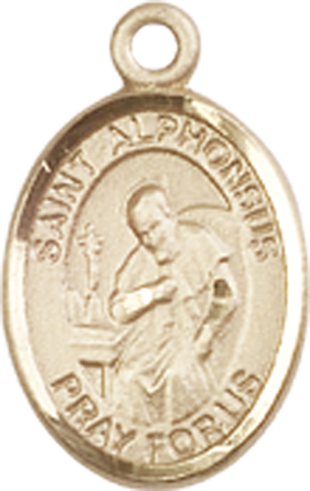 14kt Gold Filled Saint Alphonsus Medal