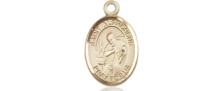 14kt Gold Filled Saint Alphonsus Medal