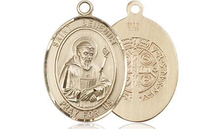 14kt Gold Filled Saint Benedict Medal