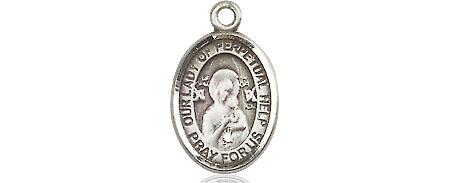 Sterling Silver Our Lady of Perpetual Help Medal